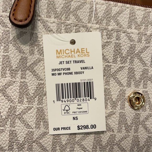 MICHAEL KORS Jet Set Travel Medium Phone Xbody Bag - Picture 9 of 16